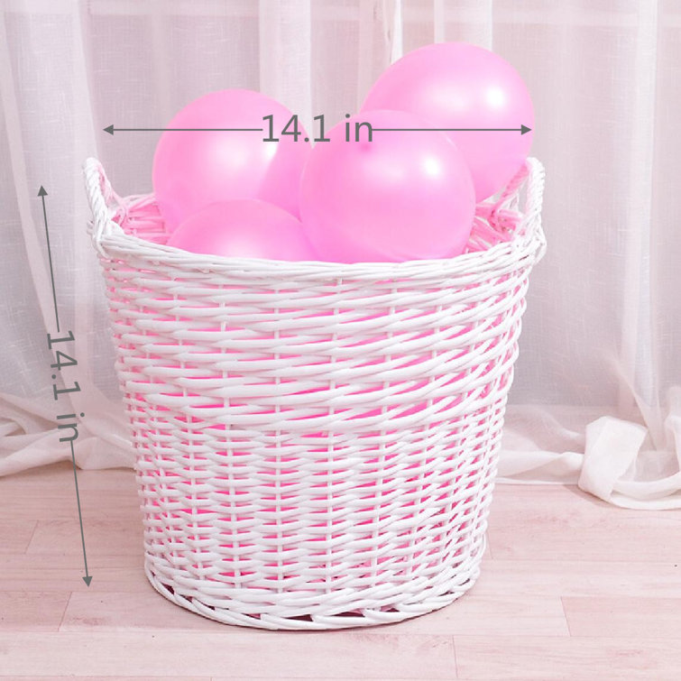 Umber Rea Wicker Laundry Basket Wayfair Canada